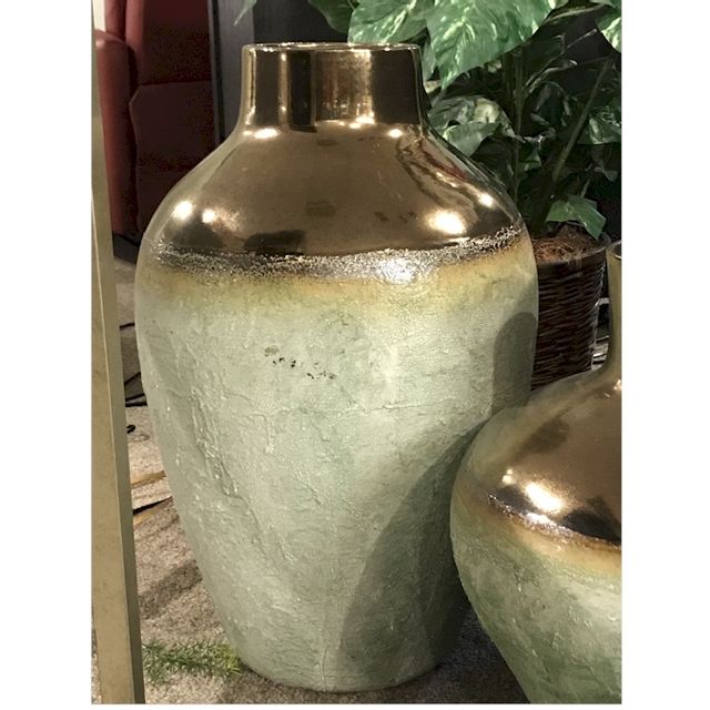 Imax Worldwide Hargrove Metallic Top Vase (Large)