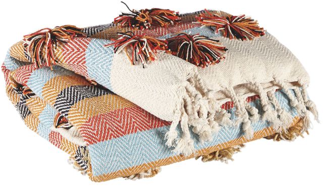Signature Design by Ashley® Jacinta Set of 3 Multi-Color Throws-0
