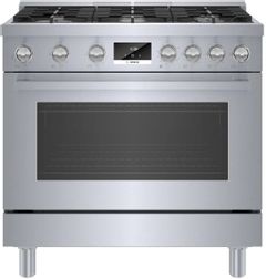 Bosch 800 Series 36" Stainless Steel Pro Style Dual Fuel Range