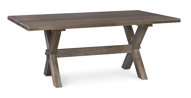 Bassett® Furniture Crossbuck Greylan Maple Dining Table