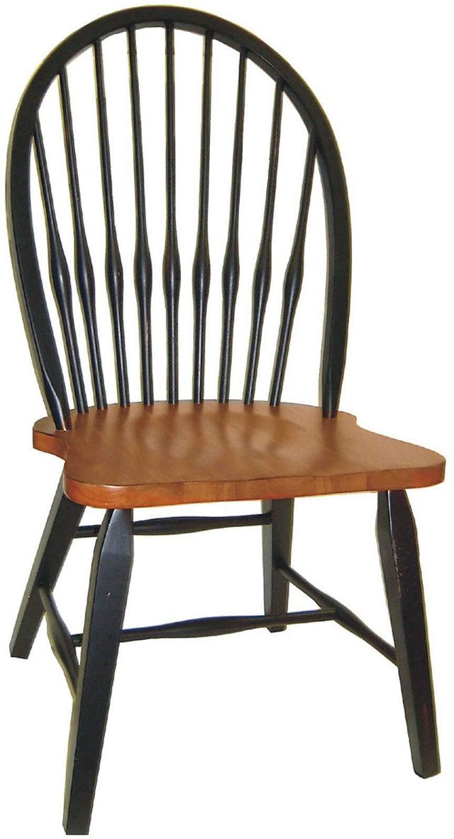 Tennessee Enterprises Inc. St. Michael Black & Woontone Side Chair 0