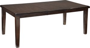 Signature Design by Ashley® Haddigan Dark Brown Dining Extension Table