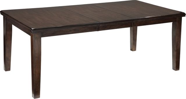 Signature Design by Ashley® Haddigan Dark Brown Dining Extension Table-0
