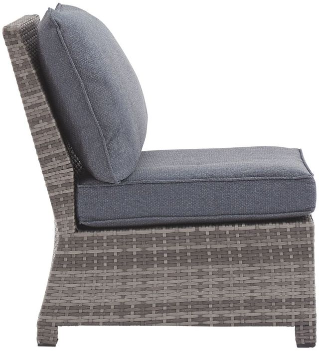 Signature Design by Ashley® Salem Beach Gray Armless Chair with Cushion 2
