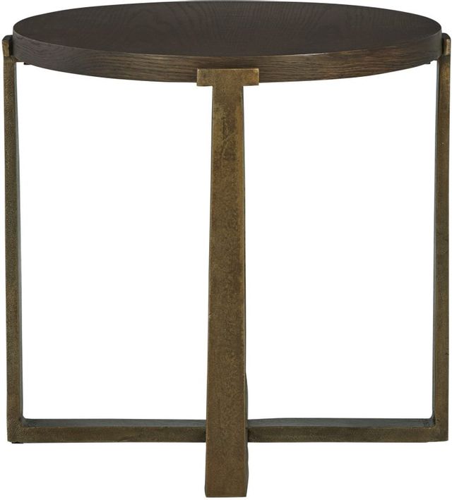 Signature Design by Ashley® Balintmore Brown/Gold End Table | Big Sandy ...