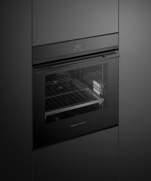 Fisher & Paykel Series 9 24" Black Single Electric Wall Oven 5