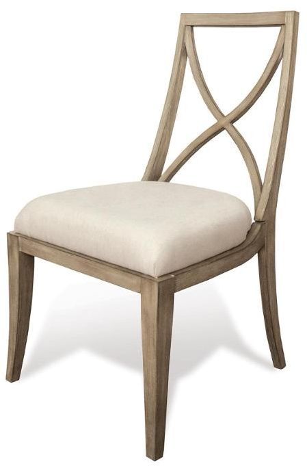 Riverside Furniture Sophie X-Back Upholstered Side Chair
