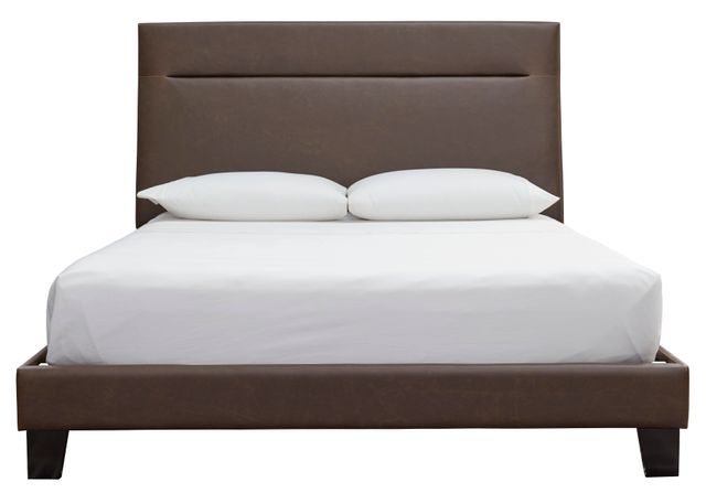 Signature Design by Ashley® Adelloni Brown King Upholstered Bed 1
