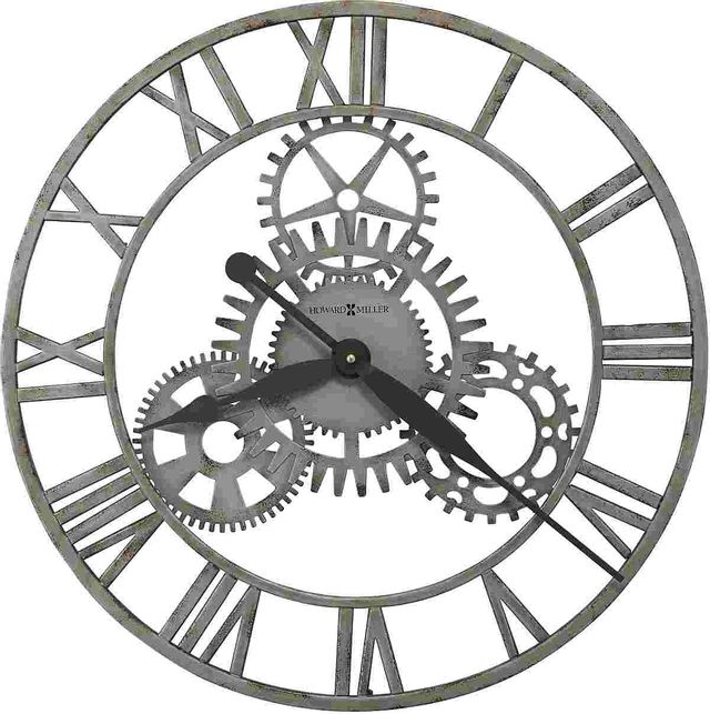 Howard Miller® Sibley Antique Silver Wall Clock