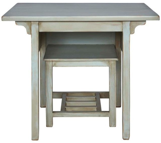 Progressive® Furniture Remi Seafoam Console Desk with Chair-3