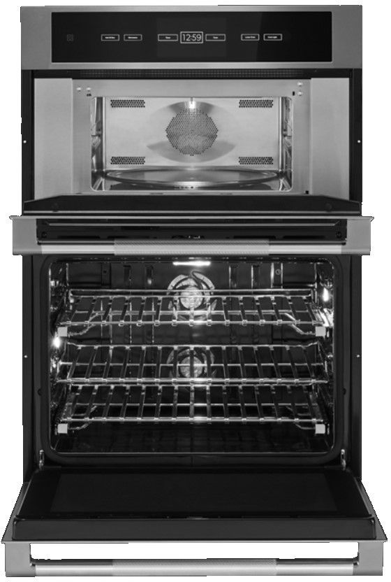 JennAir® RISE™ 30" Stainless Steel Built-In Oven/Microwave Combination Electric Wall Oven-1