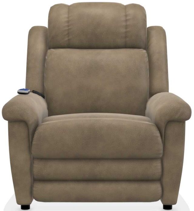 La-Z-Boy® Clayton Ash Gold Power Lift Recliner with Massage and Heat 10