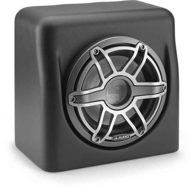 JL Audio® M6 Matte Black Enclosed Subwoofer System 1