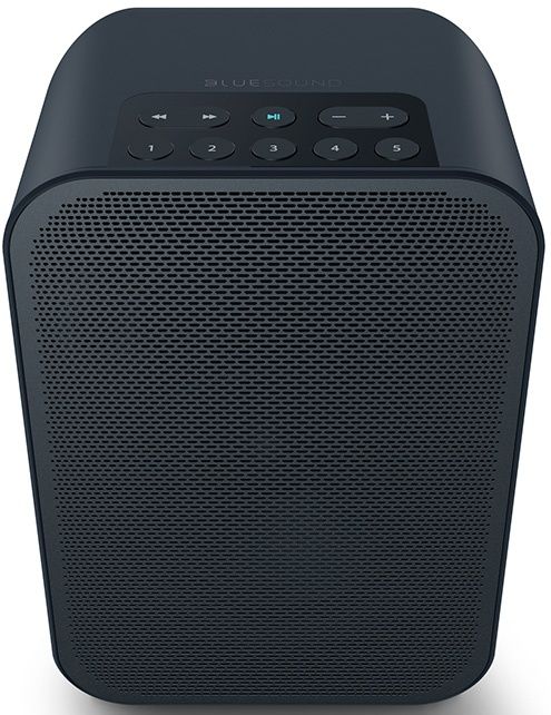 Bluesound Pulse Black Matte Portable Wireless Multi-Room Streaming Speaker with Battery Pack 2