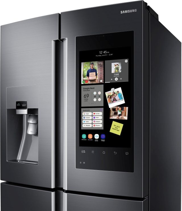 Samsung 28 Cu. Ft. 4-Door Flex™ Refrigerator-Fingerprint Resistant Black Stainless Steel 1