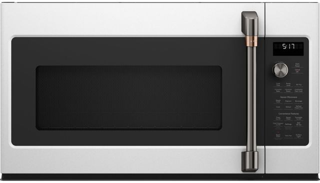 Four à micro-ondes à hotte intégrée de 1,7 pi³ Café™ de 30 po - Blanc mat 4
