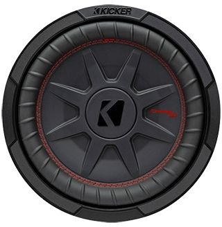 Kicker® CompRT 12" Black Car Subwoofer