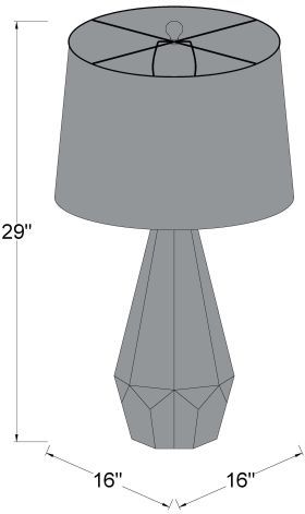 Surya Draycott Slate Gray Table Lamp-1
