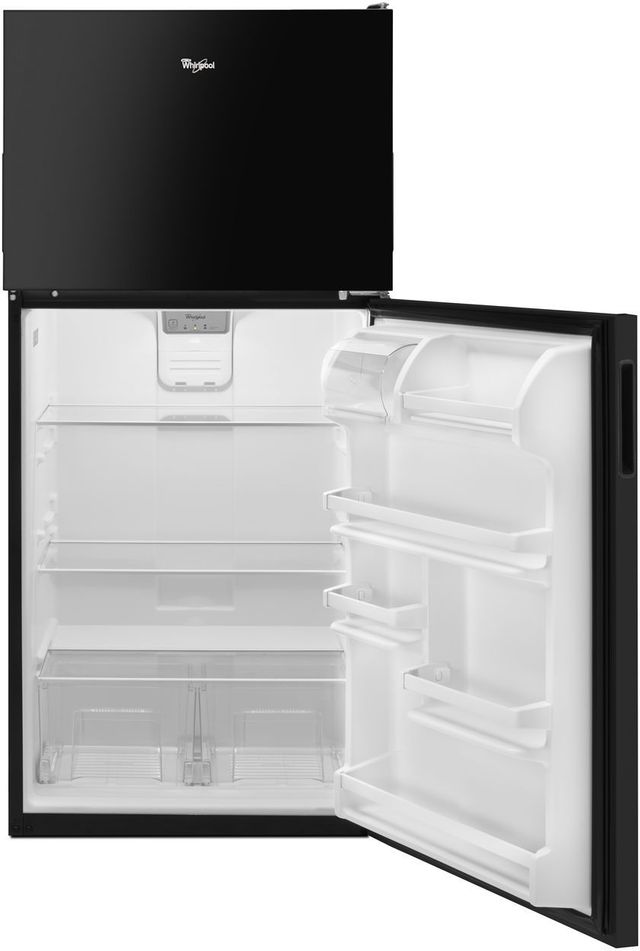 Whirlpool® 18 Cu. Ft. Top Freezer Refrigerator-Black 3