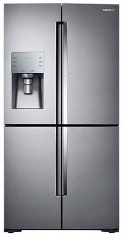 Samsung 22.1 Cu. Ft. Fingerprint Resistant Stainless Steel 4-Door Flex™ French Door Refrigerator-RF28K9380SR