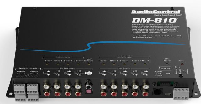 AudioControl® DM-810 Premium 8 Input 10 Output DSP Matrix Processor 0