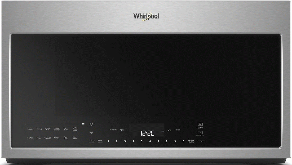 Whirlpool® 1.9 Cu. Ft. Fingerprint Resistant Stainless Steel Over The Range Microwave-WMH78019HZ