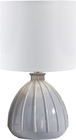 Signature Design by Ashley® Grantner Gray Ceramic Table Lamp