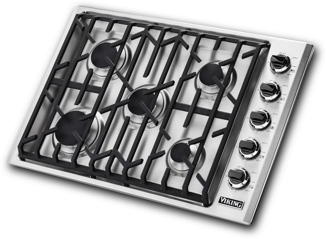 Viking® Professional 5 Series 30" Stainless Steel Natural Gas Cooktop 1