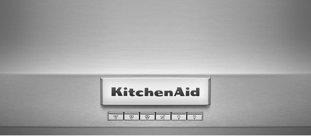 KitchenAid® 48'' Stainless Steel Commercial-Style Wall-Mount Canopy Range Hood 1
