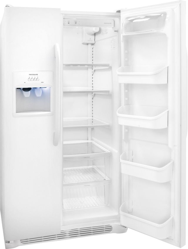 Frigidaire® 26 Cu. Ft. Side-By-Side Refrigerator-Pearl White 5