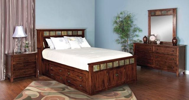 Sunny Designs™ Santa Fe Eastern King Storage Bed-2