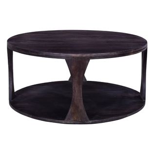 Crestview Collection Bowtie Round Cocktail Table