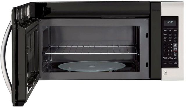 LG 2.0 Cu. Ft. PrintProof™ Black Stainless Steel Over the Range Microwave 10