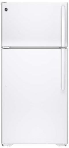 GE 14.6 Cu. Ft. Top Freezer Refrigerator-White