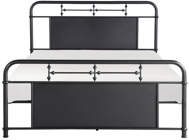Homelegance® Blanchard Mottled Silver Queen Platform Bed-1