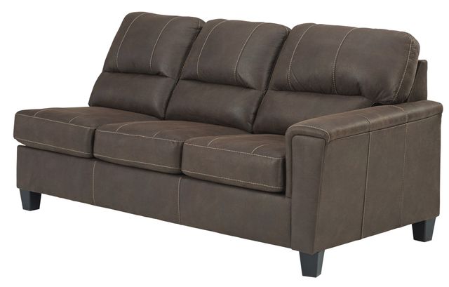 Signature Design by Ashley® Navi Chestnut 2-Piece Sleeper Sectional with Chaise-2