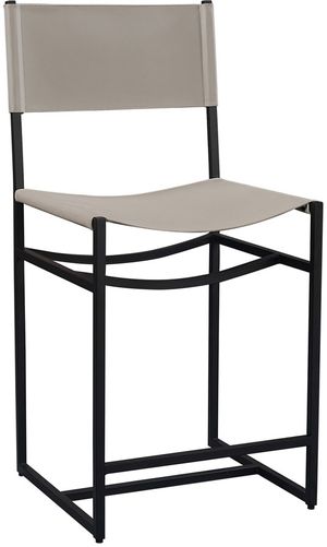 Aspenhome® Zane Grey Counter Height Metal Side Chair