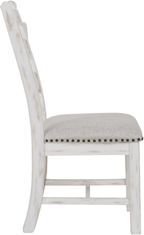 Signature Design by Ashley® Valebeck Beige/White Upholstered Dining Side Chair 3