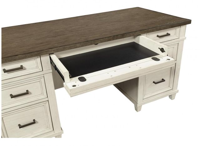 Aspenhome® Caraway Aged Ivory 66" Executive Desk 1