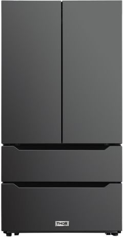 Thor Kitchen® 22.5 Cu. Ft. Black Stainless Steel Counter Depth French Door Refrigerator