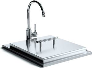 XO 17.94" Stainless Steel Pro-Grade Luxury Drop-in Sink and Faucet
