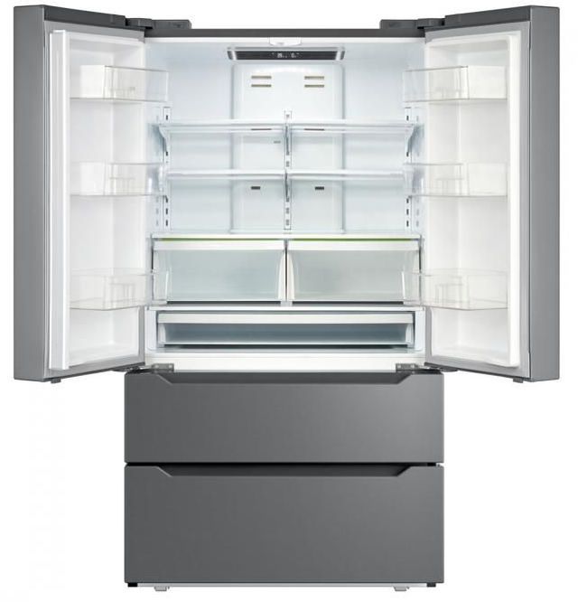 Verona® 22.5 Cu. Ft. Stainless Steel Counter Depth French Door Refrigerator 1