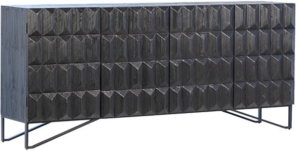 Dovetail Furniture Montoya Black Sideboard