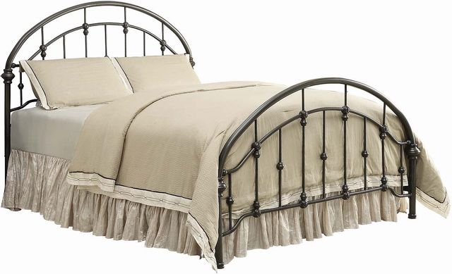 Coaster® Rowan Dark Bronze Queen Bed-0