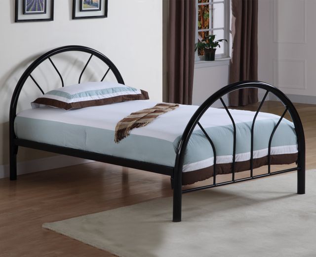 Coaster® Marjorie Black Twin Bed-1