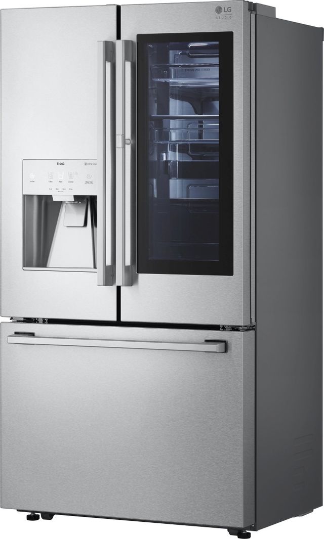 LG Studio 23.5 Cu. Ft. Stainless Steel Counter-Depth French Door Refrigerator-1