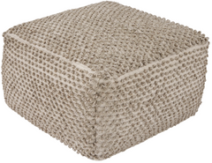 Signature Design by Ashley® Hedy Natural/Ivory Pouf