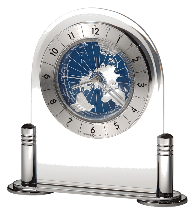 Howard Miller® Discoverer Silver Table Clock 0
