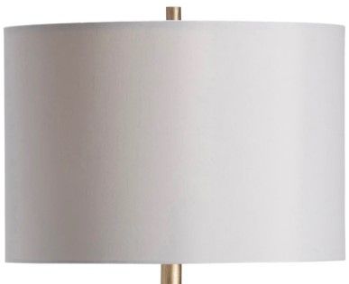Crestview Collection Penta Blue-Green/Silver/White Table Lamp-2