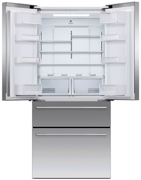 Réfrigérateur à portes françaises de 31 po Fisher Paykel® de 16,8 pi³ - Acier inoxydable 1
